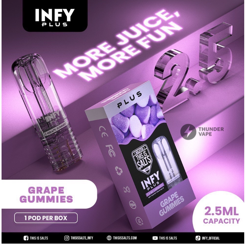 Infy Pluse-GrapeGummies